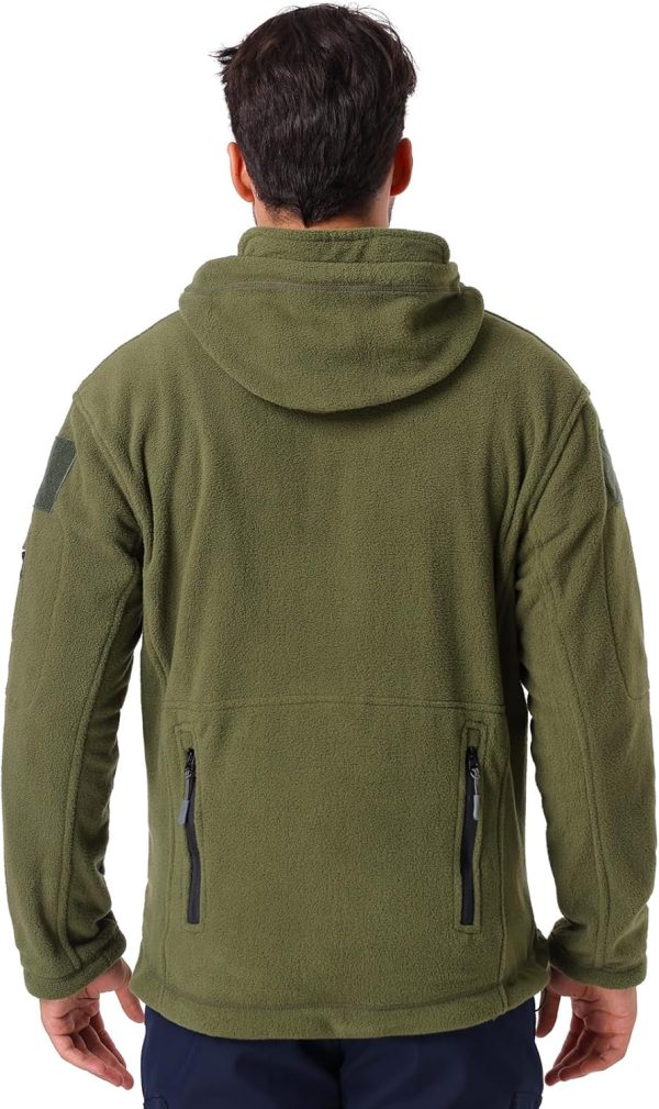 ReFire Gear Men's Warm Military Tactical Sport Fleece Hoodie Jacket - Image 4